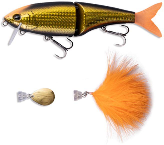 Abu Garcia BEAST 175F 鱸魚大餌 MDGLD, 54g, 泥金色