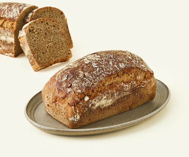 브로드카세 72시간 발효 저당 호밀 100 사워도우 식빵, 370g, 1개