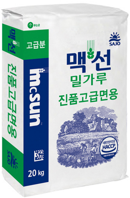 MCSUN 밀가루 진품 고급면용 1호, 20kg, 1개