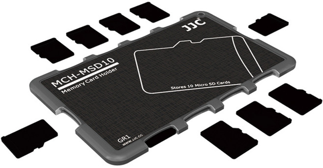 카드타입 SD 메모리 보관 케이스 블랙 MSD10