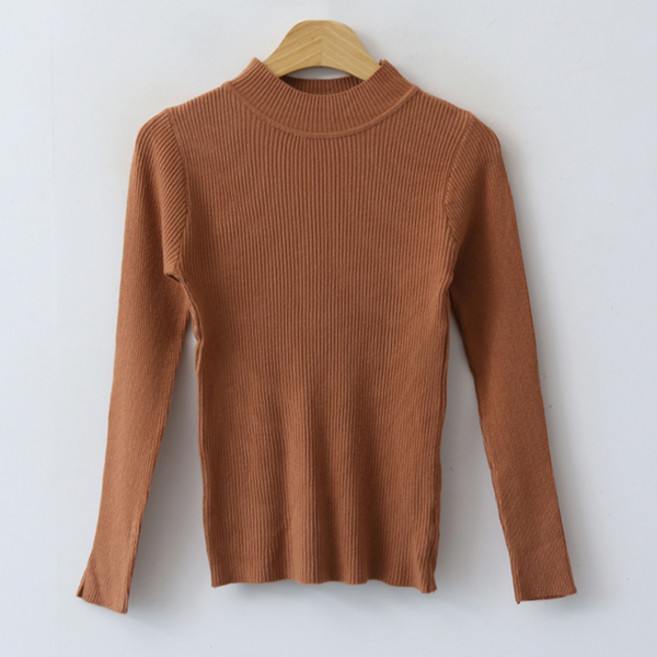 엔비룩 여성용 세린 반목 니트