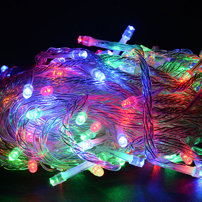 지아이비 LED 은하수전구 288구 DC24V 24m, 투명(선), 4컬러(전구), 1개