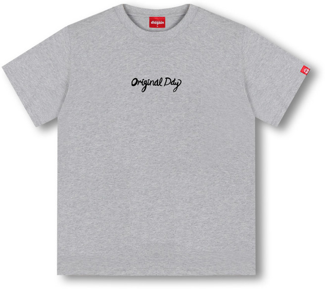 오리지널데이 중간 필기체 통기성 반팔티 ORA_0113