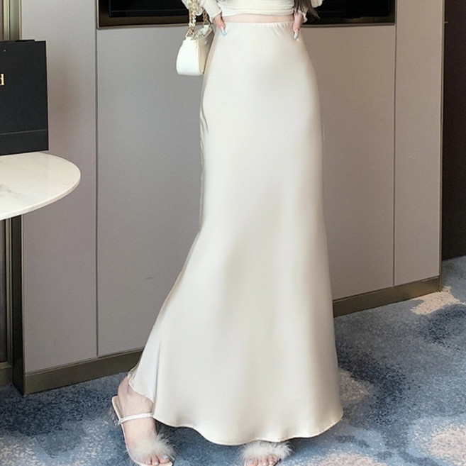 PEONIST 絲滑修身長裙