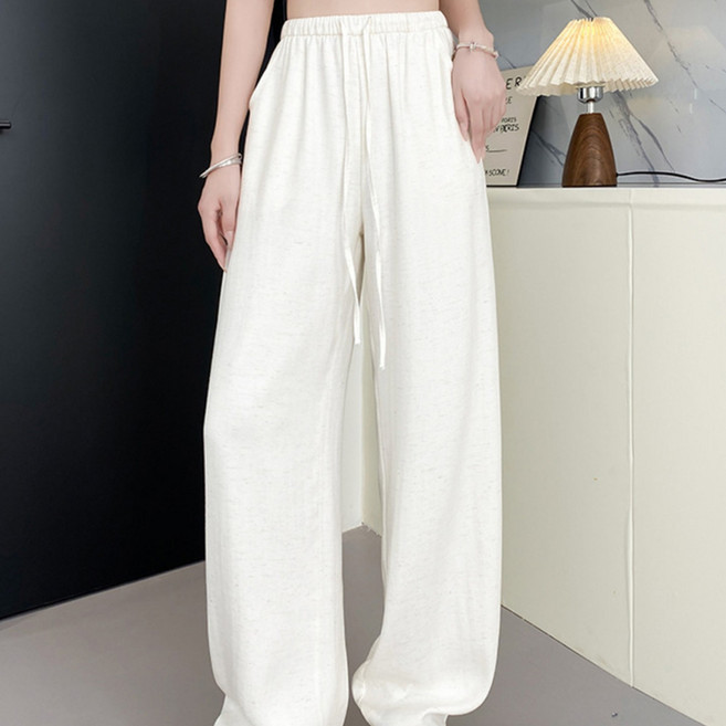 반야스토리 여성용 롱/기본/숏 기장 밴딩 와이드 팬츠 QQ144