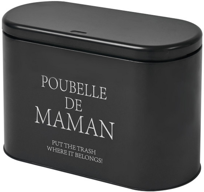 달팽이리빙 푸벨드마망 원터치 미니 휴지통 2L, 블랙