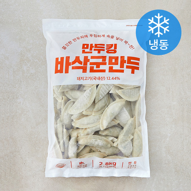 만두킹 바삭 군만두 (냉동), 2.8kg, 1개
