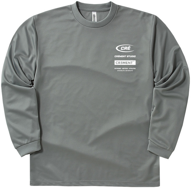 크로스써드먼트 남녀공용 스포츠 시그니처 드라이 쿨 긴팔 티셔츠 CRE1999ATLR