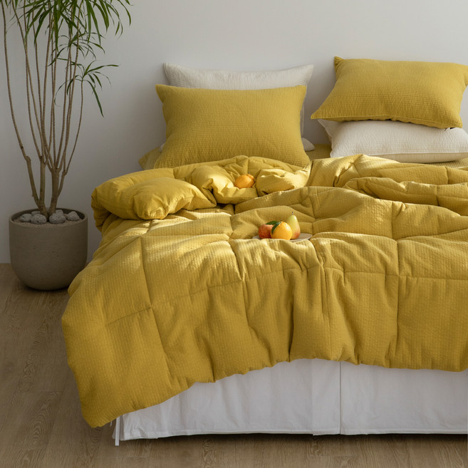 헬로우슬립 코튼브리즈 순면 줄누빔 차렵이불 세트