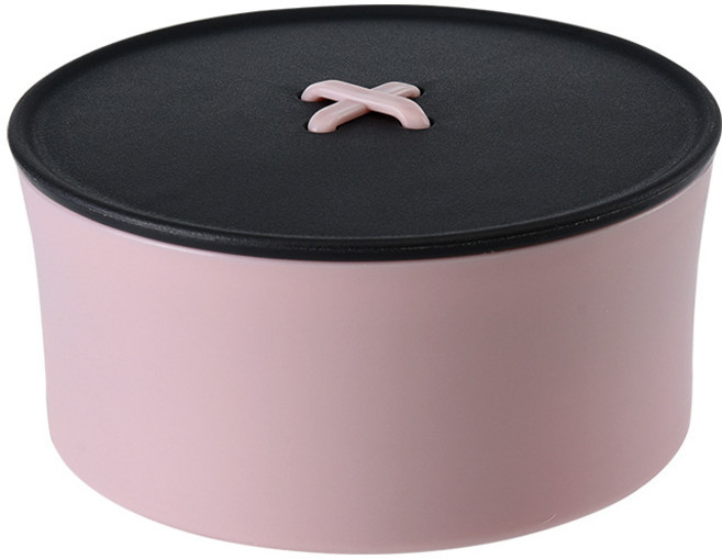 모스트 원형 반짇고리함 세트, 핑크, 1세트