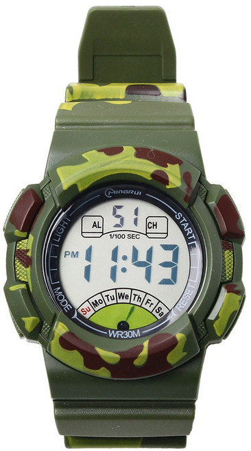 포포팬시 밀리터리 디지털 손목시계