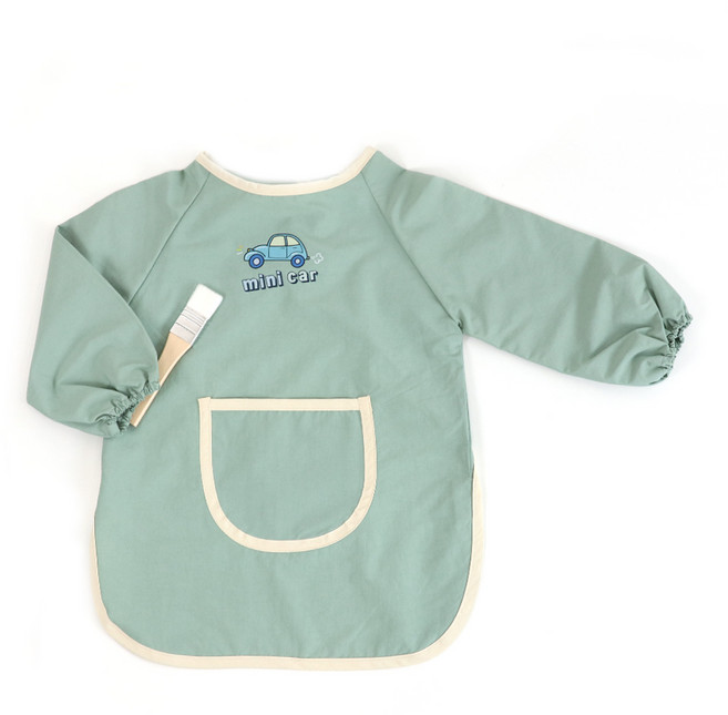 세맘스 유아용 방수가운 긴소매 앞치마