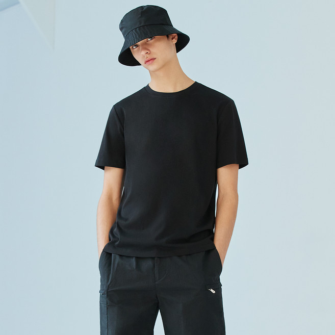 마인드브릿지 남성용 냉감 통기성 수피마 에어로쿨 반팔 티셔츠 MATS0120