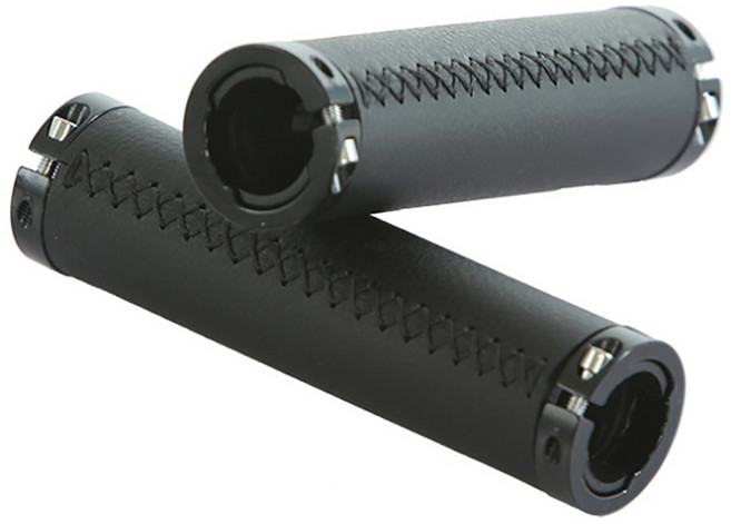 애몰라이트 자전거 바엔드 핸들 그립 7 좌우세트 일자, 블랙, 1세트