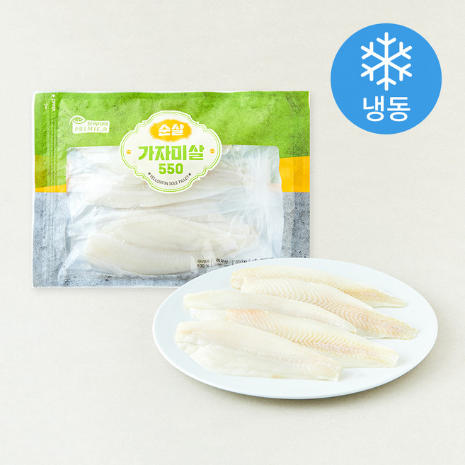 프리미어 순살 가자미살 (냉동), 1개, 550g