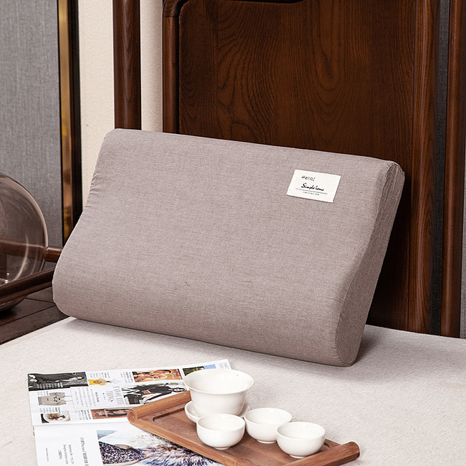 트레오바 예쁜 워싱 코튼 메모리폼 베개커버