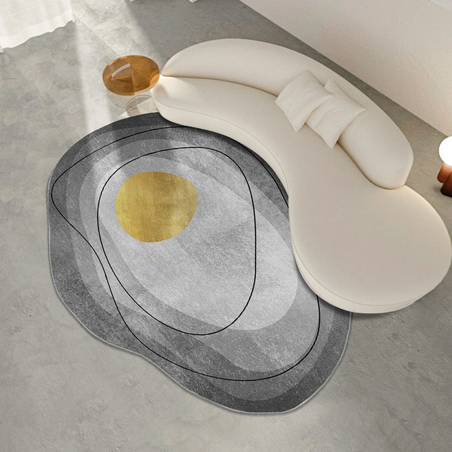 네오펀 와비사비풍 거실 인테리어 크리스탈벨벳 러그 스타일 G