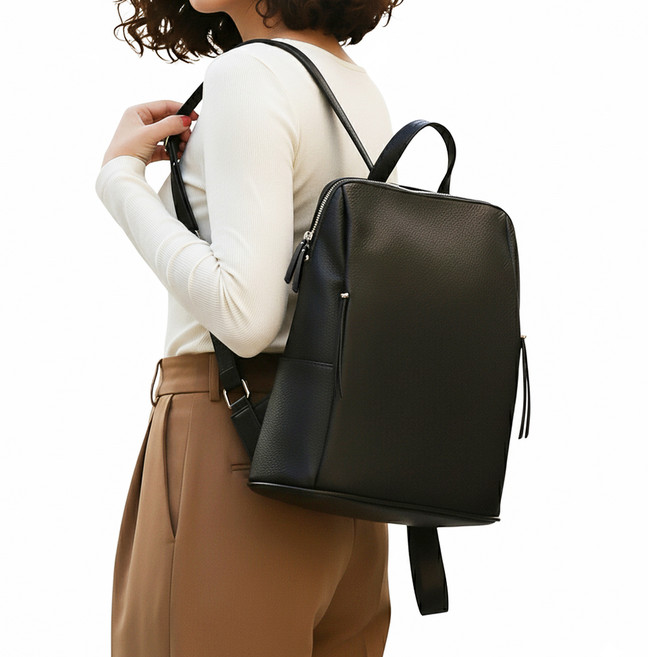 미쓰백 여성용 부르마블 데일리 여행 가죽 백팩