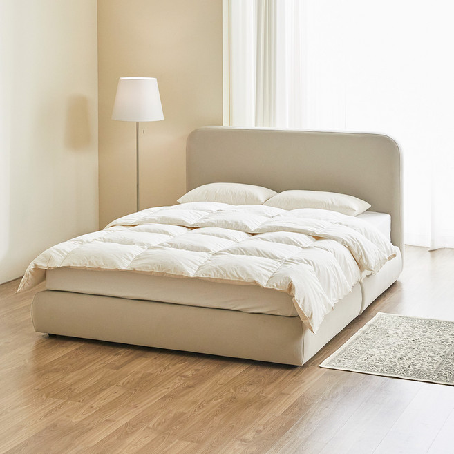 파로마 그랑2 아쿠아텍스 패브릭 침대 + 매트리스 방문설치, 아이보리