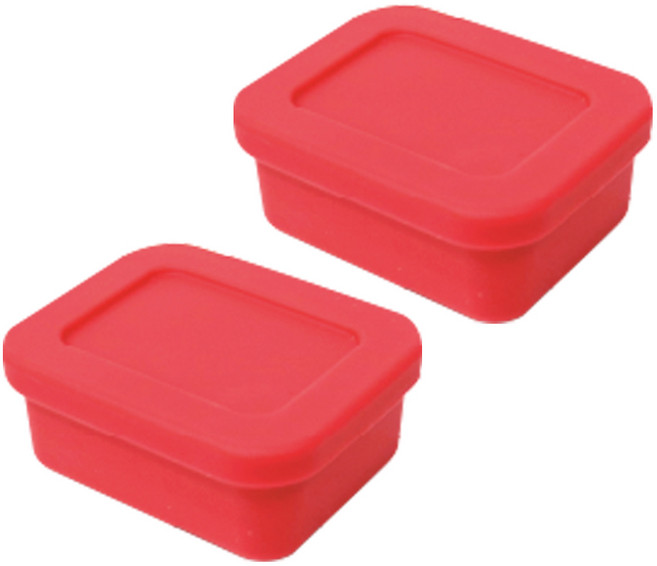 유하우스 삶아 쓰는 실리콘 밀폐용기 코랄 150ml, 2개, 단품