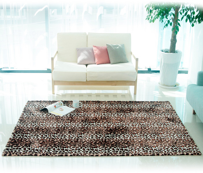 갤러리데코 극세사 락셀 호피 카페트