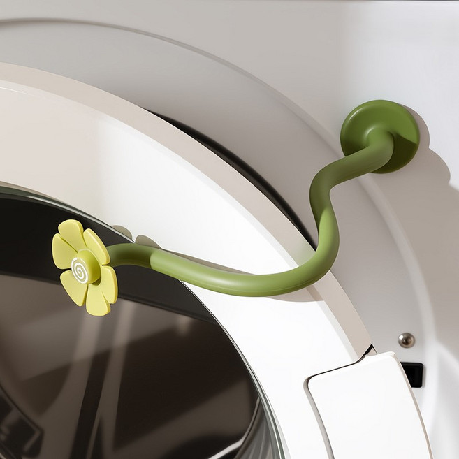 앞날창창 자석 마그네틱 세탁기 건조기 도어 고정 홀더, 그린, 1개