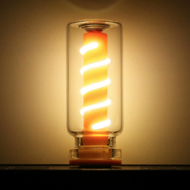 오토크루 레트로 USB 터치식 유리관 무드등 AC-L11, 2700K 웜화이트, 1개