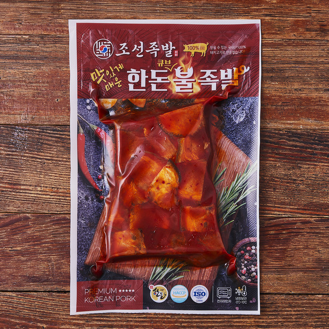 조선족발 한돈 큐브 불족발, 1개, 300g