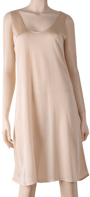 Yes Plus 嫘縈人造絲細肩帶無袖連身裙