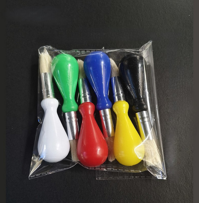 나홈 점보 붓 6종 세트 혼합색상, 1세트, 10 x 2.6 cm