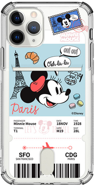 디즈니 시티 트래블 투명방탄 휴대폰 케이스