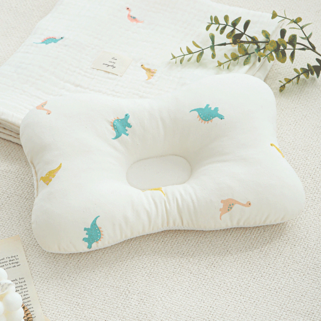 마롤로뜨 유아용 프린팅 낮은 짱구베개, 크앙디노, 1개