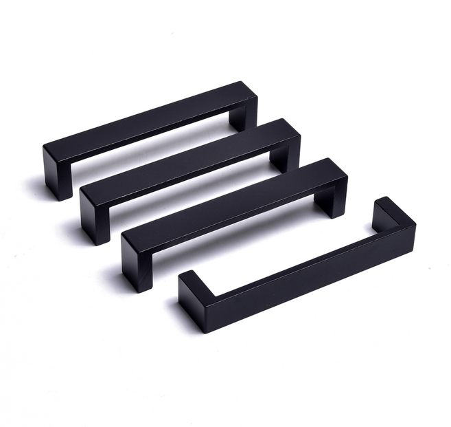 손잡이세상 체어맨 가구손잡이 2구 블랙 P96, 4개