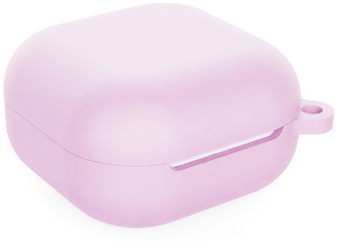 워너프 컬러 소프트 핏 케이스, 갤럭시 버즈FE/버즈2프로/버즈2/버즈프로/버즈라이브 호환, 베이비핑크, 1개