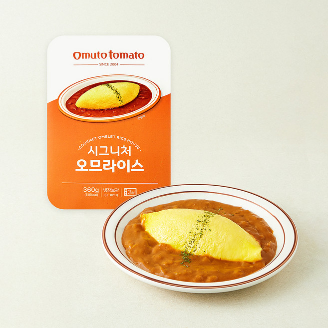 오므토토마토 시그니처 오므라이스, 360g, 1개