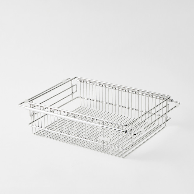 한샘 클리어 스텐 싱크 바스켓, 1단, 실버, 1개