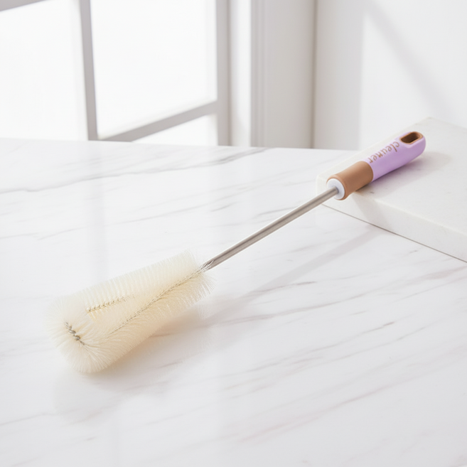 몰투데이 물병 텀블러 병 세척 손잡이가 긴 나일론 컵 브러쉬, 혼합색상, 1개