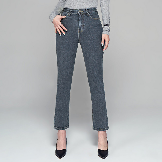 윈디윈디 여성용 레디 히든밴딩 세미 부츠컷 청바지 D09G8_wj3183