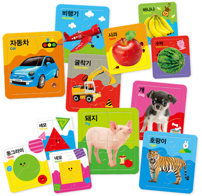 첫 판퍼즐 4종 세트, 애플비