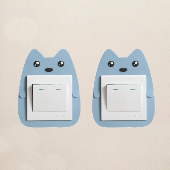 알로데 애니멀 스위치 스티커 2p, NO 10 블루멍