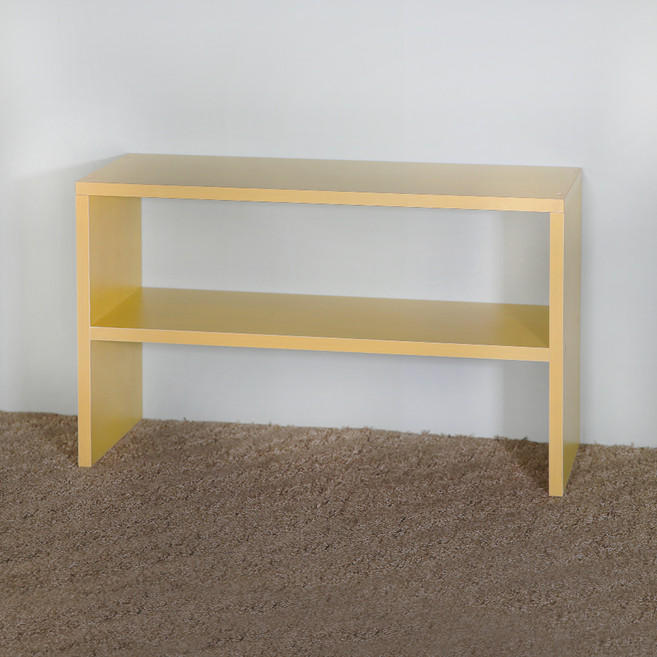 양지가구 양발이 스탠드선반, 개나리, 2단