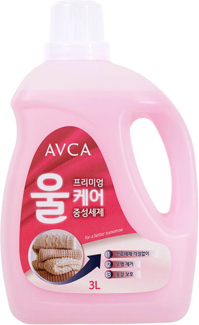 아브카 프리미엄 울케어 중성세제 본품, 1개, 3L