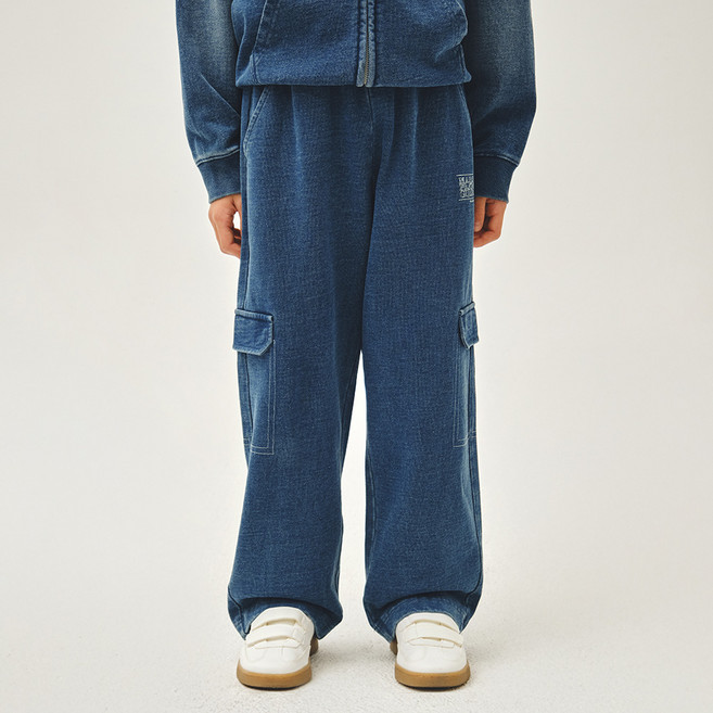 MaritheFrancoisGirbaud 兒童塗鴉經典Logo工裝運動褲