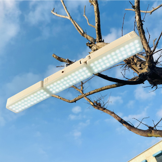 캠핑 차박 충전식 걸이식 접이식 퍼즐 파워블록 LED 랜턴, 화이트, 1개