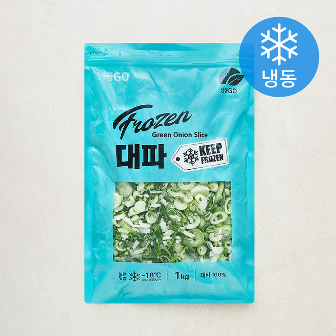냉동GO 대파 (냉동), 1개, 1kg