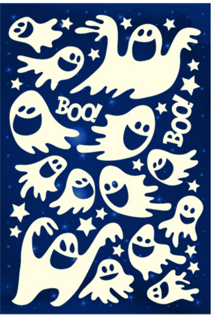 환타스틱스 야광별 스티커 할로윈 유령 NS-65, 5세트