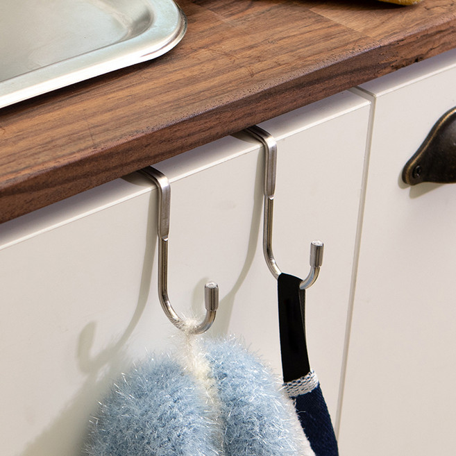 이우아여사 304스텐 M자후크 수건걸이, 1개