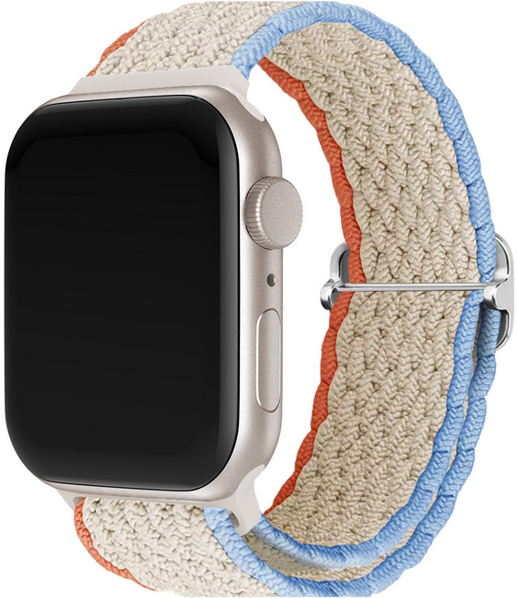 워치스탠다드애플워치브레이드솔로루프버클형, 크림