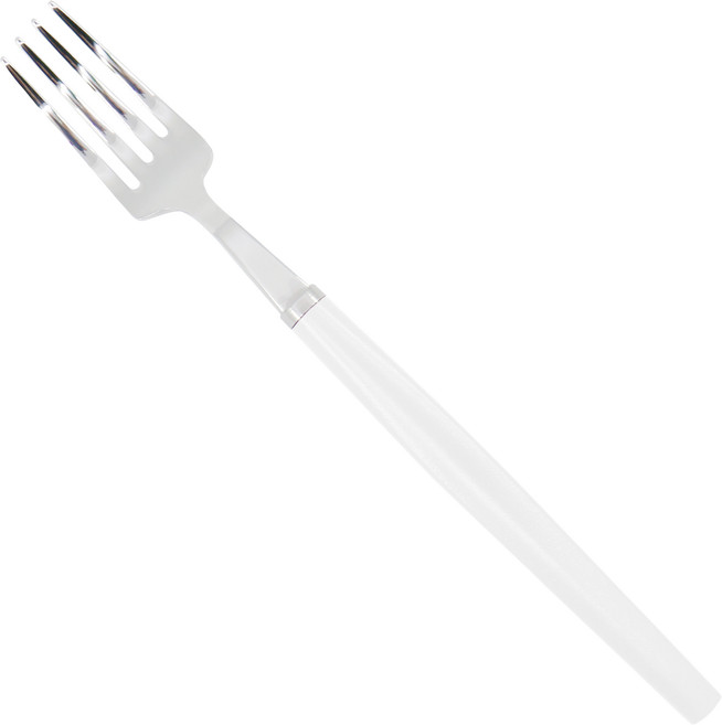 아뻬티 브릴로 컬러 디저트 포크, 화이트, 1개