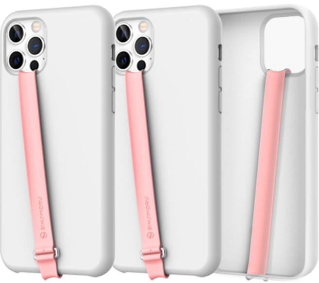 신지모루 3세대 클립형 실리콘 휴대폰 핑거스트랩 210, 3개, 핑크